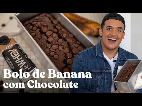 Tem banana madura em casa? FAÇA ESSE BOLO / Bolo de Banana com Chocolate | Igor Rocha