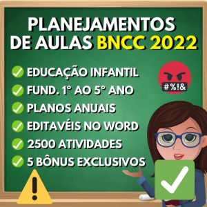 Planejamentos de aulas BNCC 2022