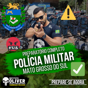Curso Preparatório Online Completo para Polícia Militar do Mato Grosso do Sul